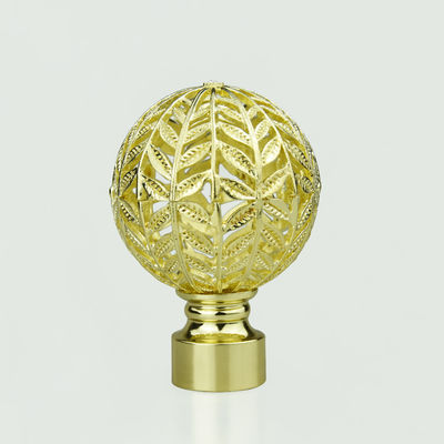 Van de het kristaldiamant van het fabrieks directe in het groot nieuwe ontwerp gouden van het het metaalgordijn van het finialsgordijn de staaftoebehoren