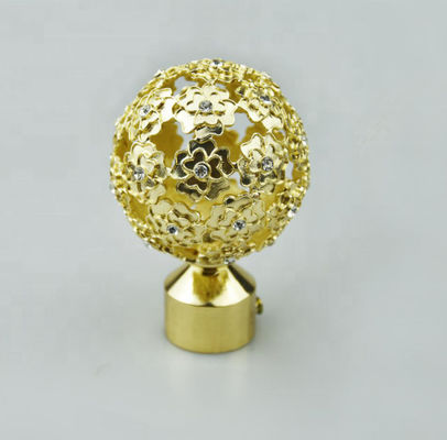 Gouden van de Stavenfinials van het Balglb Gordijn de Luxestijl voor Restaurantshotels