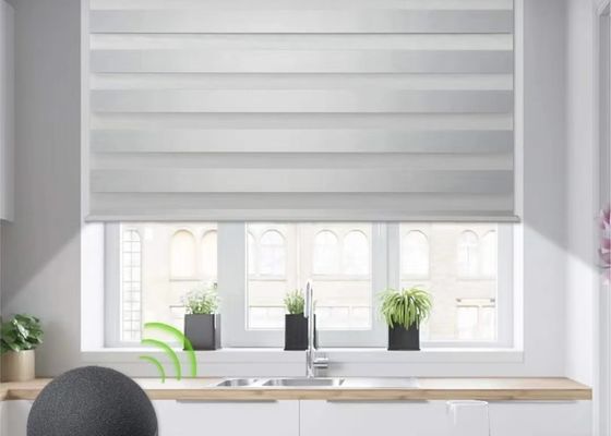 Hand Semi Blind Gestreept Blind Gordijn voor Woonkamer het Flexibele Verduisteren