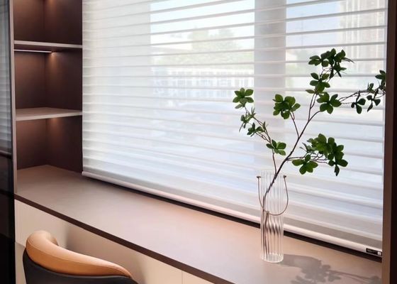 Flexibele Regelbare Shangri-de Gordijnen Elektrische Elektriciteitspanne van La voor Bureau