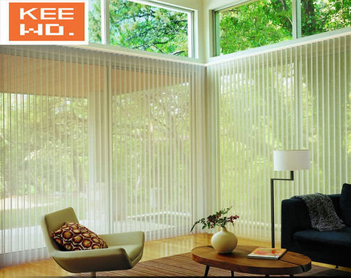 De hand Buiten Verticale Zonneblinden van pvc voor Deuren In te ademen Moderne Stijl