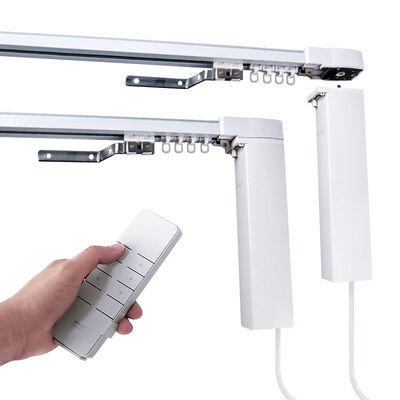Aangepast van de de Woonkamer Draadloos Motor van de Aluminiumlegering Automatisch Gemotoriseerd het Gordijnspoor voor Smart Home