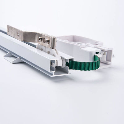 Nieuwe Hoge Aankomst - van de het Aluminiumlegering van kwaliteitss Vouwen Verlengbaar Automatisch Gemotoriseerd Elektrisch het Gordijnspoor voor Vensters