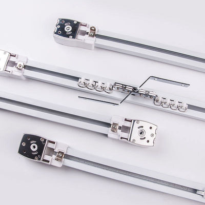 Nieuwe Hoge Aankomst - van de het Aluminiumlegering van kwaliteitss Vouwen Verlengbaar Automatisch Gemotoriseerd Elektrisch het Gordijnspoor voor Vensters