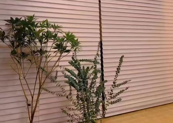 Mooie Drievoudige Shangri-de Gordijnen Blinde Elektrisch van La voor Bureau