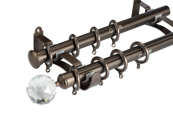 32mm de dikke van het het metaalaluminium van de poolhardware staven van het de bar volledige gebeëindigde gordijn met alle toebehoren