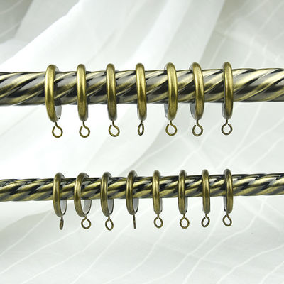 28/19mm van het Gordijnpool van het Bronsgordijn het Finials Verdraaide Gordijn Rod Accessories