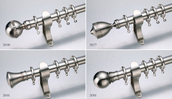 De moderne Kleur van het het Bronsnikkel van Rod Metal Stainless Steel Material van de Gordijnpijp