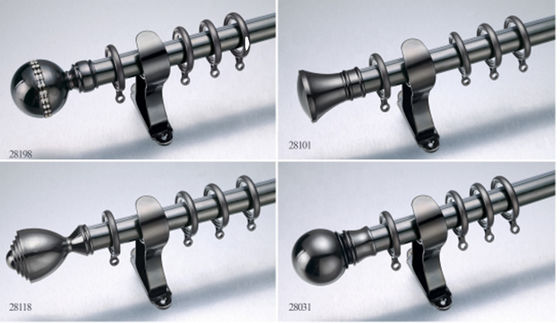 De moderne Kleur van het het Bronsnikkel van Rod Metal Stainless Steel Material van de Gordijnpijp