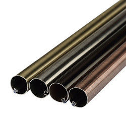 Op zwaar werk berekende Antiroestgordijnpijp Rod Aluminium Alloy Material