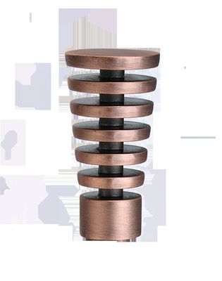 Enige Dubbele Gordijnpijp Rod Steel Material Modern Style voor Huis