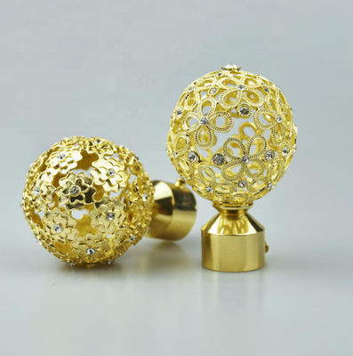 Gouden van de Stavenfinials van het Balglb Gordijn de Luxestijl voor Restaurantshotels