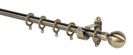 Van het het Metaalgordijn van de aluminiumlegering de Decoratie van Rod Sets For Home Window