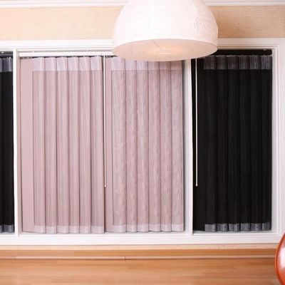 Elektrische Moderne Verticale Stoffenzonneblinden, Roze Vensterzonneblinden voor Luxehuis