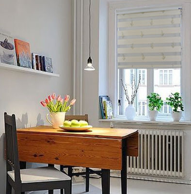 Van de de Elektriciteitspanne de Gestreepte Rol van de luxestof Controle van de de Zonneblindenkabel voor Vensters