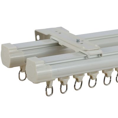 Het Gordijnsporen van gordijnrod price white color aluminum voor Gordijnen