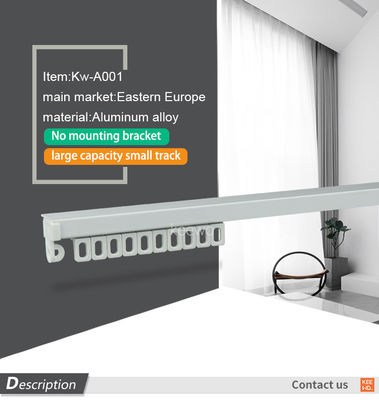 Van het het Aluminiumplafond van het gordijnspoor het Gordijnspoor voor Huisdecoratie