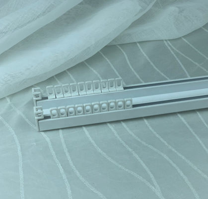 Het dubbele van het het Spooraluminium van het Steun Vrije Gordijn Spoor van het het Plafondgordijn voor Huisdecoratie