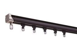 Het plafond zet Automatisch Stil Gordijnspoor voor Venstergordijnen op