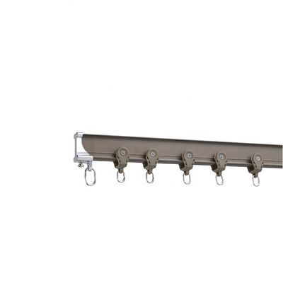 Van het het Spoor Handaluminium van het venster Decoratief Gebogen Stil Gordijn het Metaalmateriaal