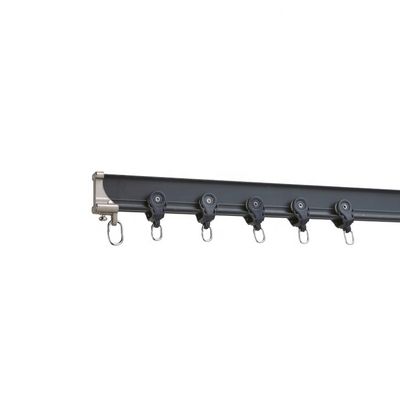 Van het het Spoor Handaluminium van het venster Decoratief Gebogen Stil Gordijn het Metaalmateriaal