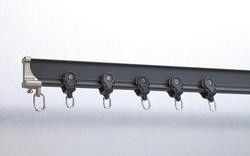 Van het het Spoor Handaluminium van het venster Decoratief Gebogen Stil Gordijn het Metaalmateriaal