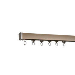 Zette het aluminium Gebogen Plafond het Spoor Eenvoudige Stijl op van het Douchegordijn