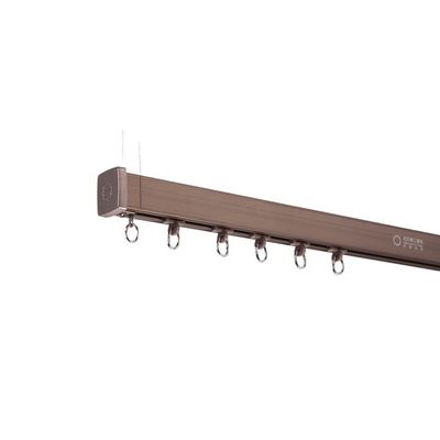 Het plafond zette het Op zwaar werk berekende Spoor van het Aluminiumgordijn voor Huisdecoratie op