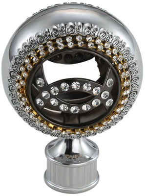 Van het Gordijnrod accessories curtain finials for van het luxe Decoratieve Glas Hoofd het Gordijnstaven