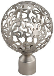 Van het Gordijnrod accessories curtain finials for van het luxe Decoratieve Glas Hoofd het Gordijnstaven