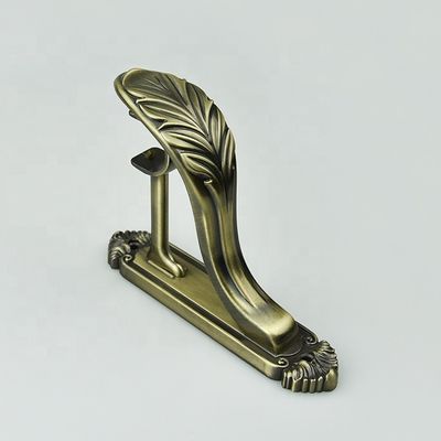 De in het groot van de staaftoebehoren van het luxegordijn van het het metaalaluminium 28/19mm steun van de het gordijnstaaf regelbare dubbele