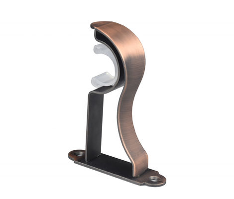 De dubbele Steun van U van Rod Hardware Channel van de Plafond Dubbele Gordijngevel