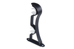 25mm het 28mm Gouden Dubbele Materiaal van Gordijnrod brackets aluminum alloy iron