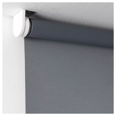 100% Grey Polyester Fabric Roller Blinds voor Woonkamer85% Open Tarief