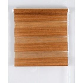 Waterdichte van het de Studie Semi Blinde Doorzichtige Zonnescherm van het Rol Gestreepte Blinde Gordijn Hand Minimalistische de Trekkrachtparels