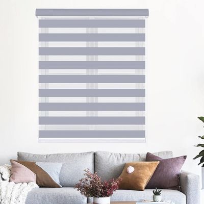 Binnen Horizontale Gestreepte Blinde Gordijn Dubbele Laag voor Woonkamer