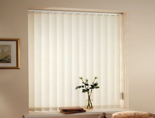 Het zachte van het het Gordijnvenster van de Garendroom van de de Zonneblinden Stevige Kleur Verticale Semi Blinde Gordijn