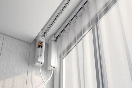 Het semi Gordijn van het Blindheidsbureau drapeert van het Balkon het Verticale Zonneblinden van de Slaapkamerbadkamers Gordijn van de de Stoffentrekkracht